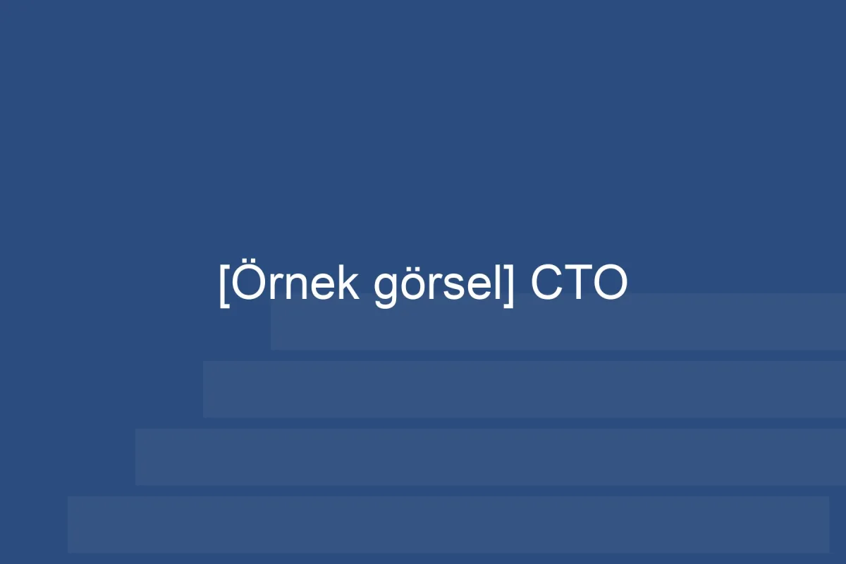 [Örnek içerik] [Örnek görsel] CTO görseli.