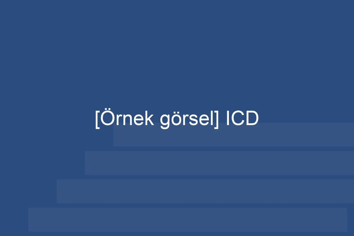 [Örnek içerik] [Örnek görsel] ICD görseli.