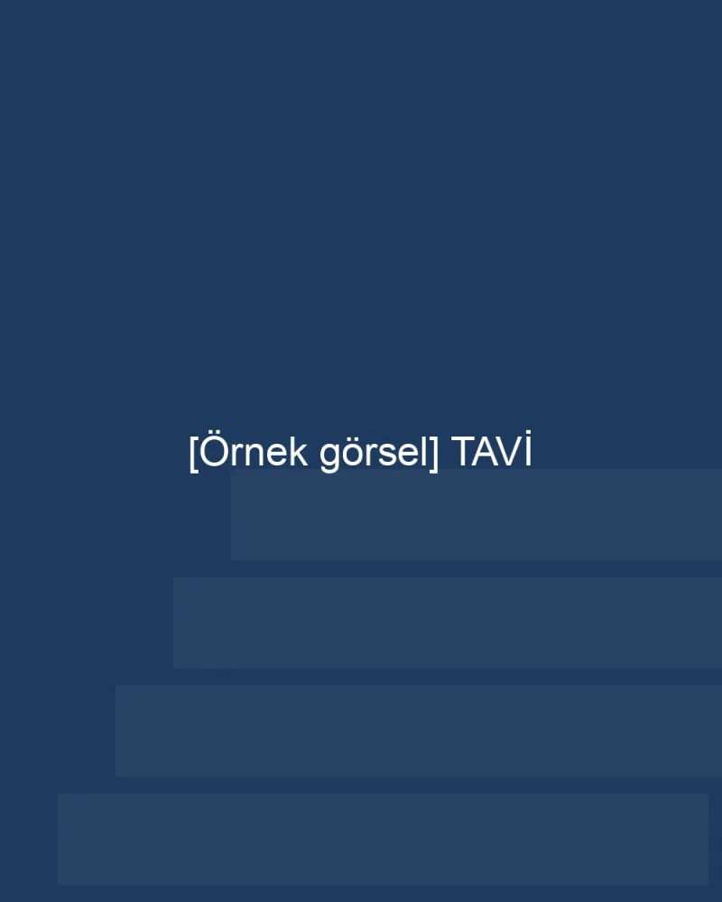 [Örnek içerik] [Örnek görsel] TAVİ: Aort Kapak Darlığı Tedavisi görseli.